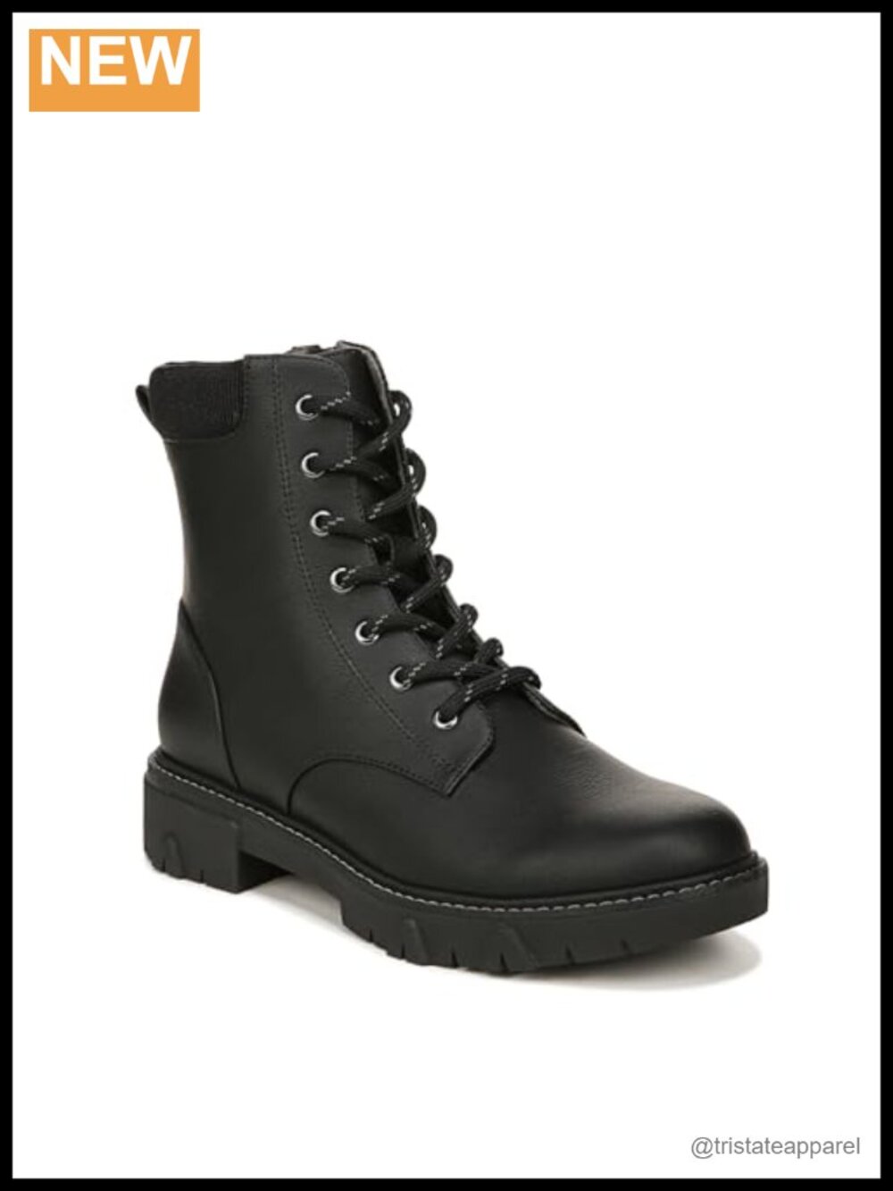 Faux Leather Mid-Calf Boots with Inside Zip Sustainable Comfort